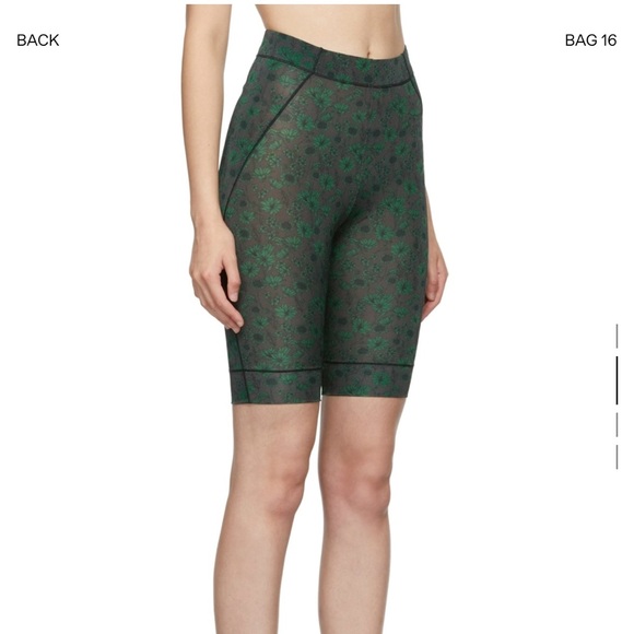 GANNI MESH BIKE SHORTS - Picture 2 of 3